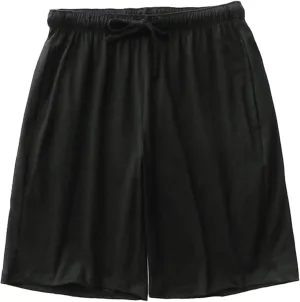 Men's Pajama Shorts Cotton Soft Knit Elastic Waistband Sleep Lounge Short Pajama Bottoms with Pockets