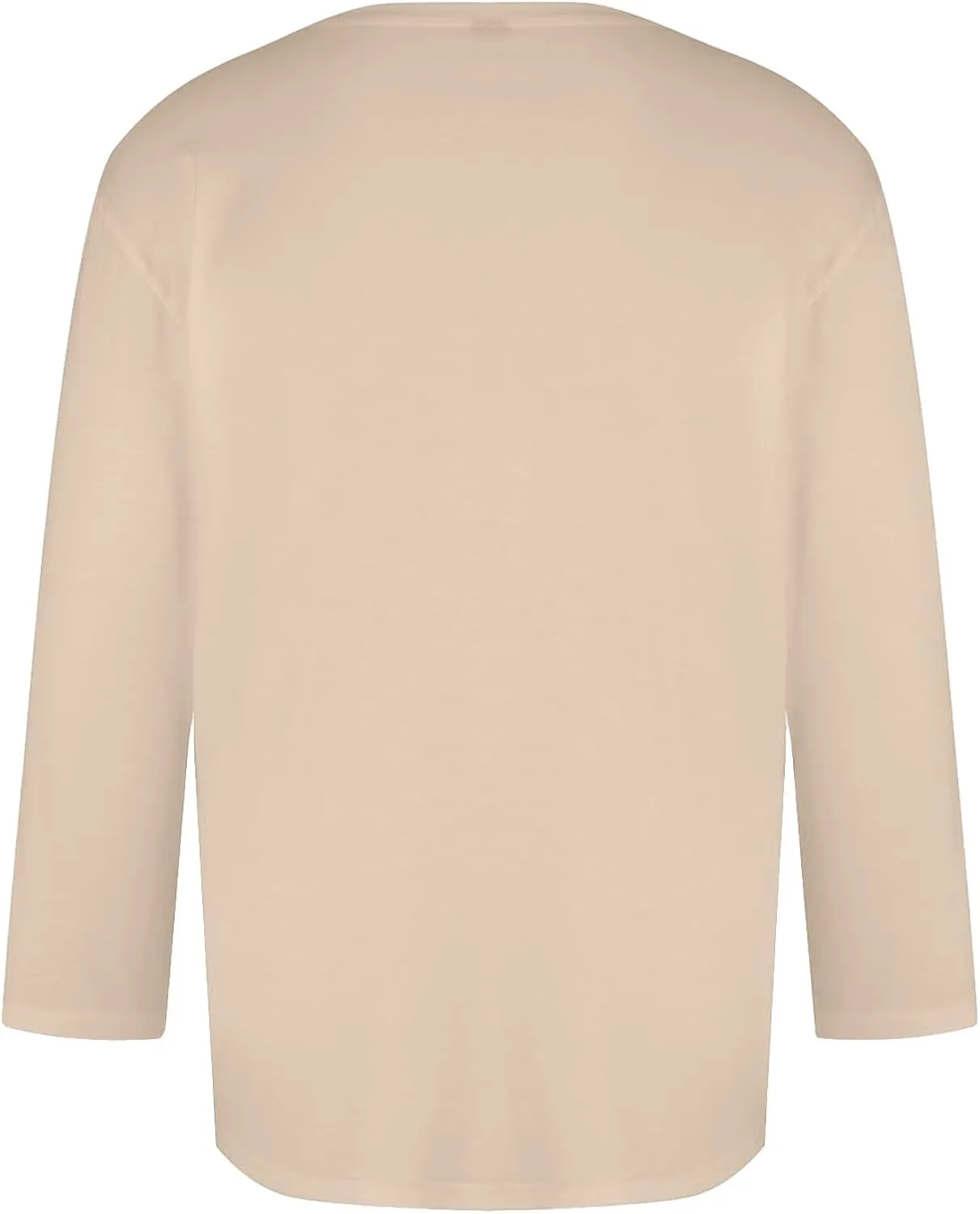 Men's Shirts Baseball 3/4 Sleeve Shirt Casual Three Quarter Sleeve T Shirts Comfortable Crewneck Palm Tree Basic Tee