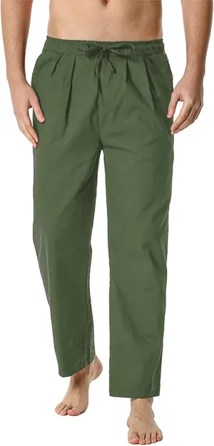 Mens Sweatpants with Pockets Big and Tall Pants Straight Leg Elastic Waist Jogger Sweatpants Fleece Cargo Sweatpants
