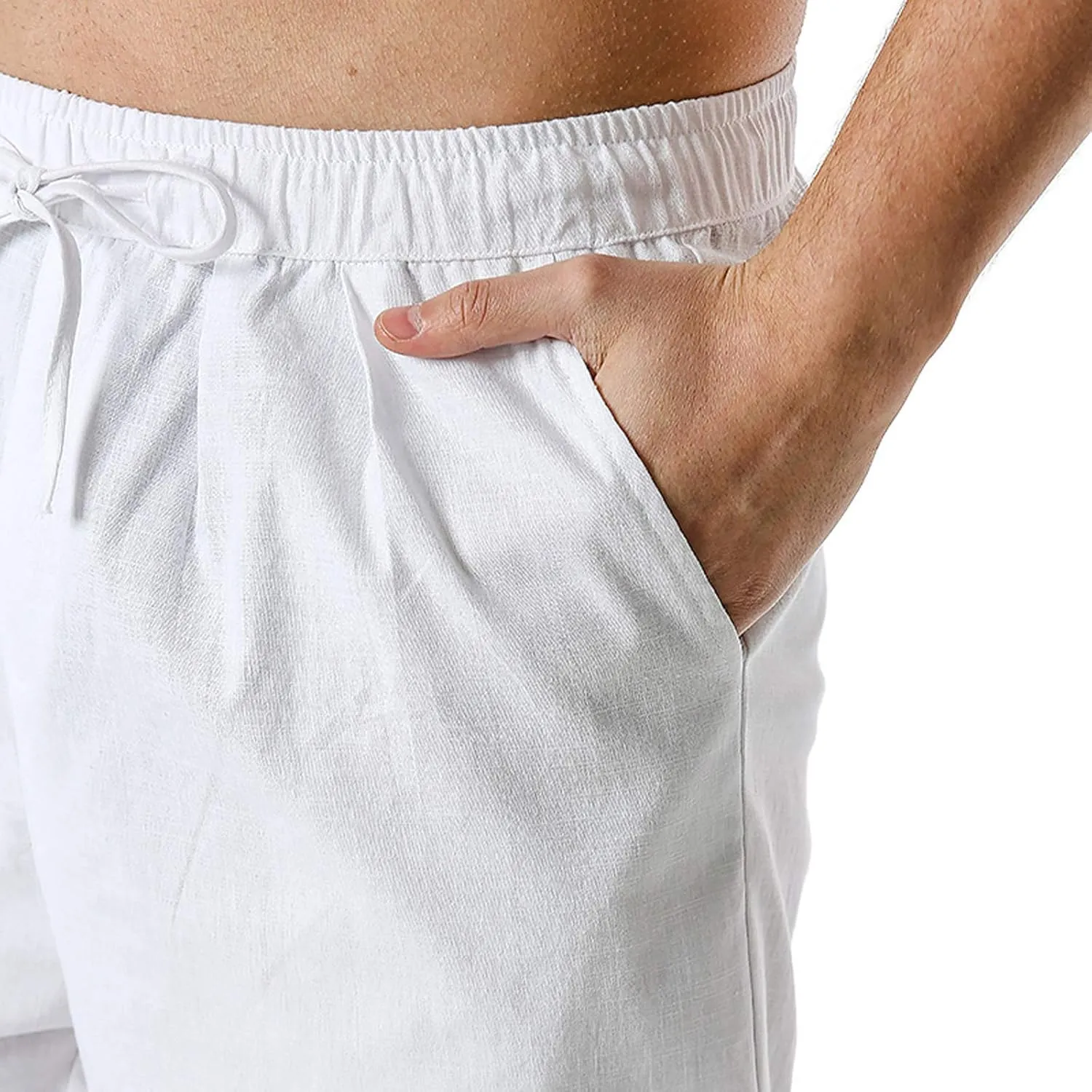 Mens Sweatpants with Pockets Big and Tall Pants Straight Leg Elastic Waist Jogger Sweatpants Fleece Cargo Sweatpants