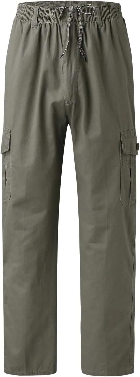 Mens Workout Cargo Sweatpants Cargo Pants for Men Relaxed Fit Men Outdoor Cargo Pant Lightweight Tactical Pant Hiking