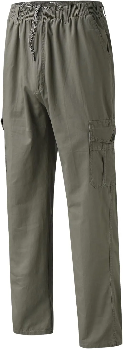 Mens Workout Cargo Sweatpants Cargo Pants for Men Relaxed Fit Men Outdoor Cargo Pant Lightweight Tactical Pant Hiking