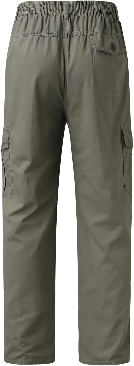 Mens Workout Cargo Sweatpants Cargo Pants for Men Relaxed Fit Men Outdoor Cargo Pant Lightweight Tactical Pant Hiking