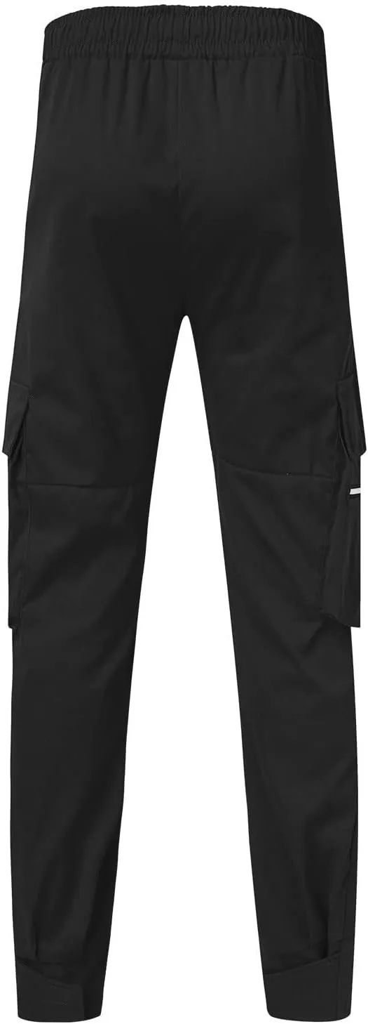 Mens Workout Cargo Sweatpants for Men Relaxed Fit S-5XL Men's Tactical Pants Tactical Trousers with 6 Pockets Sports