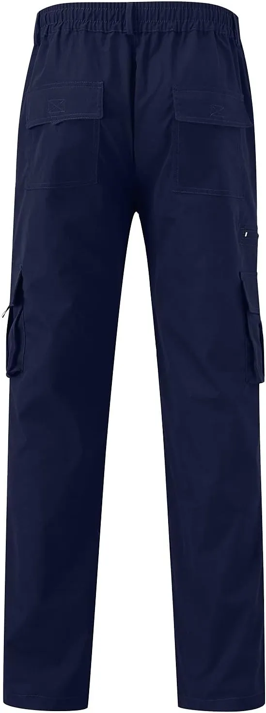 Mens Workout Cargo Sweatpants Sports Work Pants Running Mens Jogger Sweatpants Quick Dry Hiking Trousers Cargo Pants