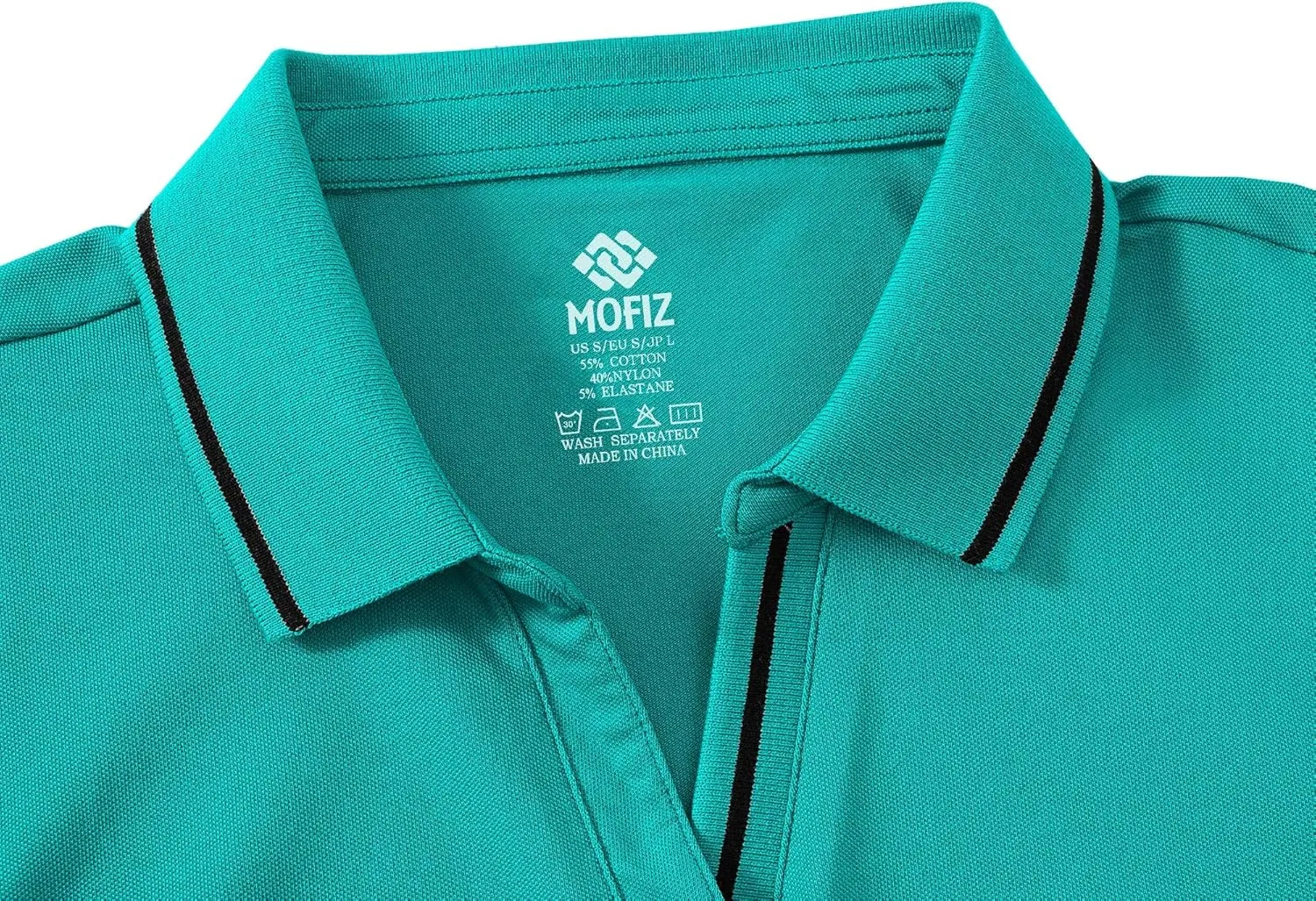 MoFiz Womens Golf Polo Shirts V Neck Athletic Tops Short Sleeve Activewear T-Shirts