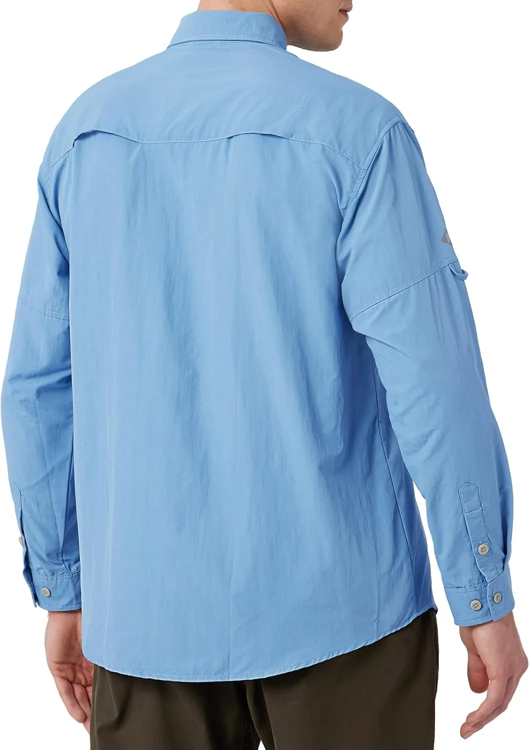 NAVISKIN Men's Sun Protection Fishing Shirts UPF 50  Long Sleeve Sun Shirts for Men PFG Hiking Travel Camping