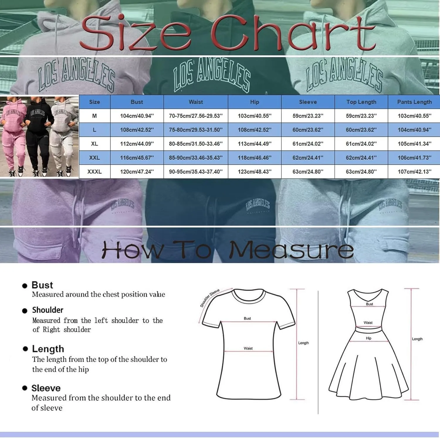 NEW YORK Sweatsuit For Women 2 Piece Outfits Multiple Pockets Jogger Track Suits with Joggers Sweatpants Hooded Tracksuit Set