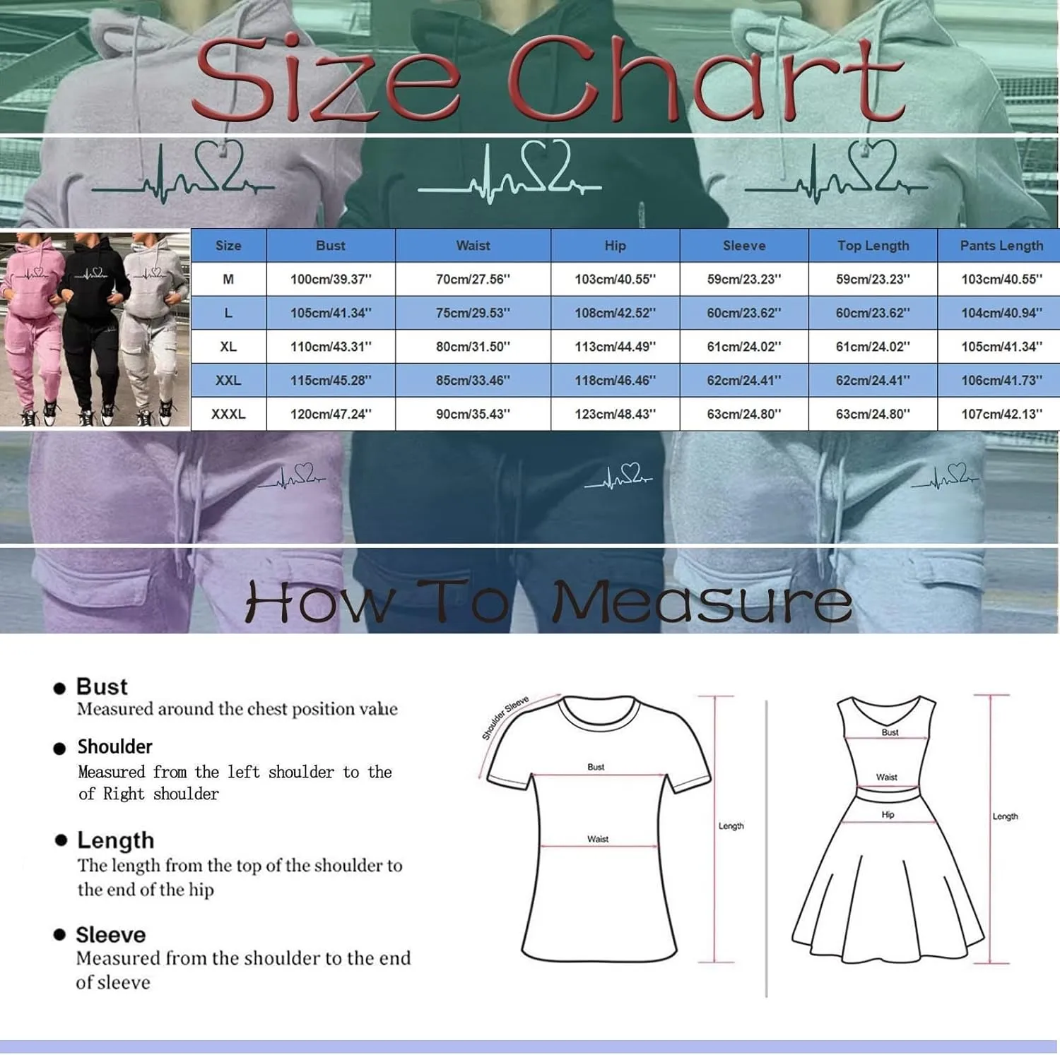 NEW YORK Sweatsuit For Women 2 Piece Outfits Multiple Pockets Jogger Track Suits with Joggers Sweatpants Hooded Tracksuit Set
