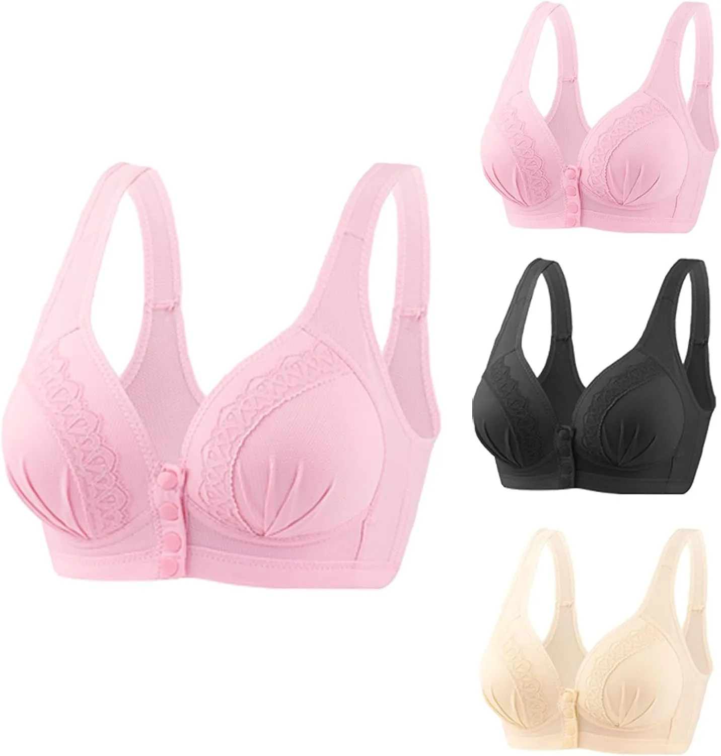Nursing Bras for Breastfeeding Classic Pregnancy Bra Maternity Bra Breathable Nursing Bras Sleep Bra
