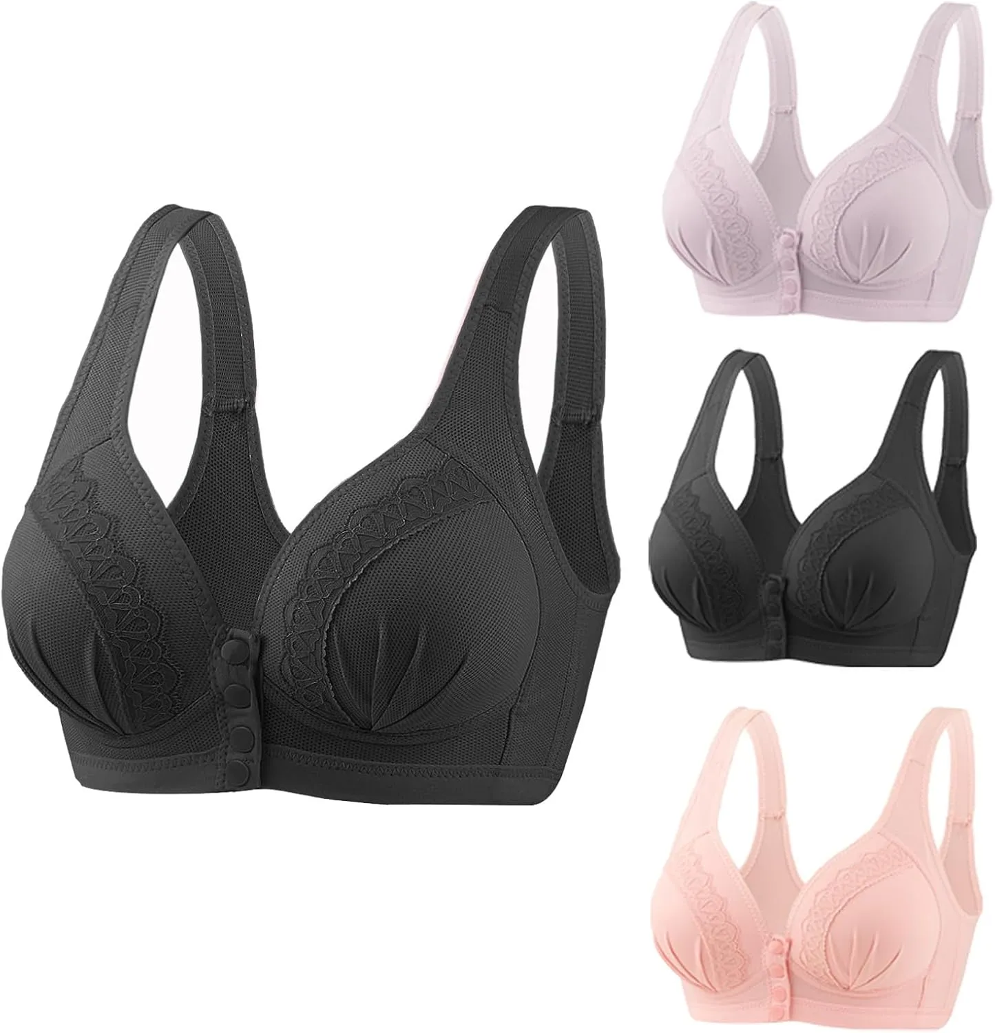 Nursing Bras for Breastfeeding Classic Pregnancy Bra Maternity Bra Breathable Nursing Bras Sleep Bra
