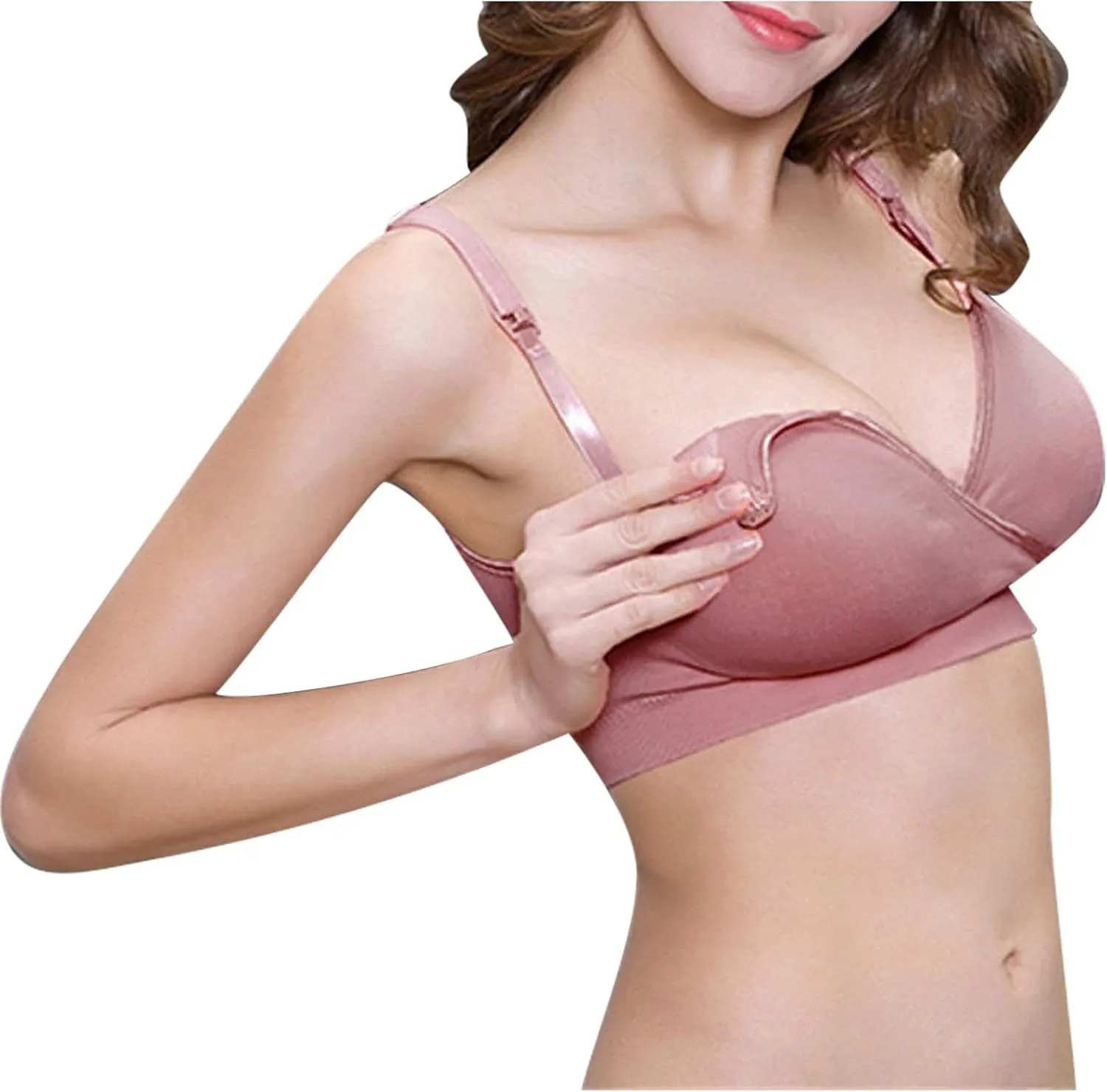 Nursing Bras for Breastfeeding Classic Pregnancy Bra Maternity Bra Breathable Nursing Bras Sleep Bralette