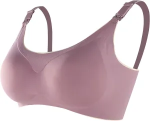 Nursing Bras for Breastfeeding Pregnancy Bra Seamless Maternity Bra Breathable Classic Nursing Bras Sleep Bralette