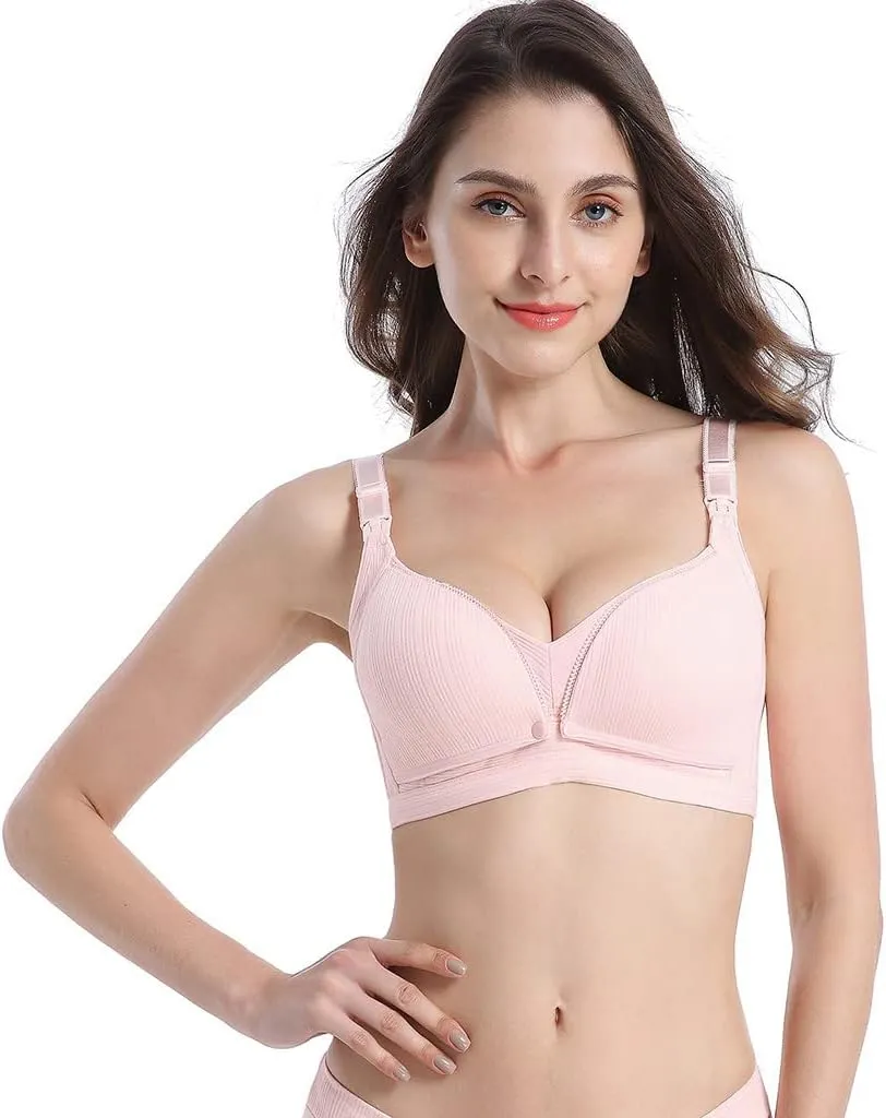 Nursing Bras for Breastfeeding Pregnancy Bra Seamless Maternity Bra Classic Breathable Nursing Bras Sleep Bralette