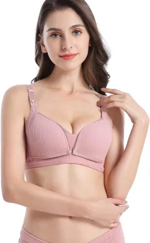 Nursing Bras for Breastfeeding Pregnancy Bra Seamless Maternity Bra Classic Breathable Nursing Bras Sleep Bralette