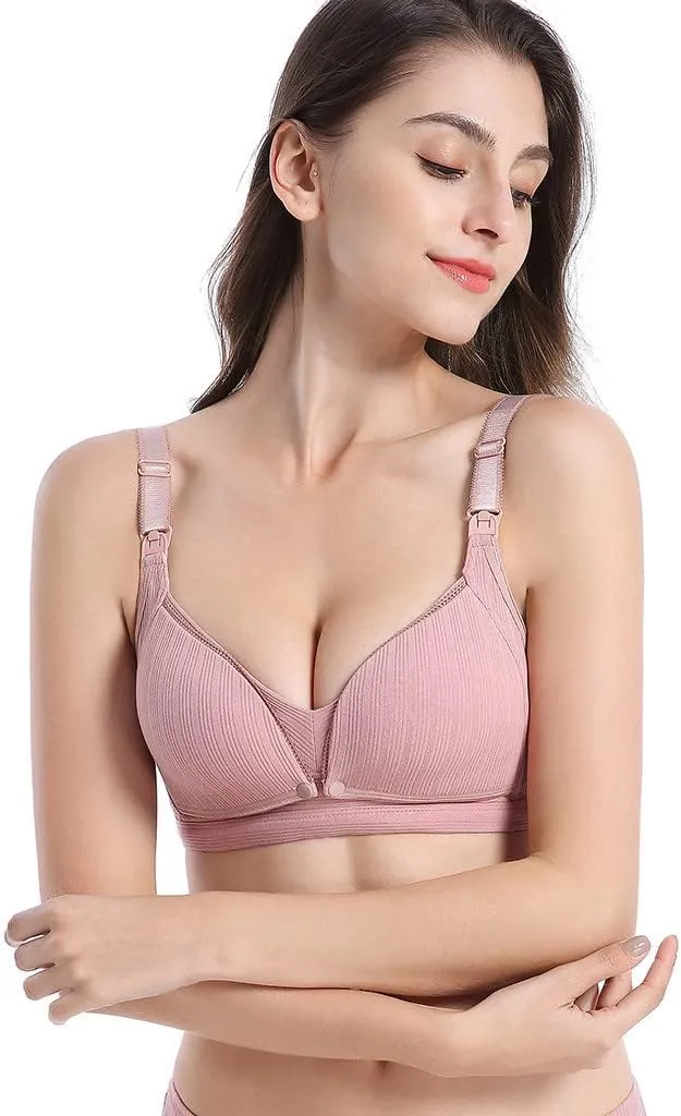 Nursing Bras for Breastfeeding Pregnancy Bra Seamless Maternity Bra Classic Breathable Nursing Bras Sleep Bralette