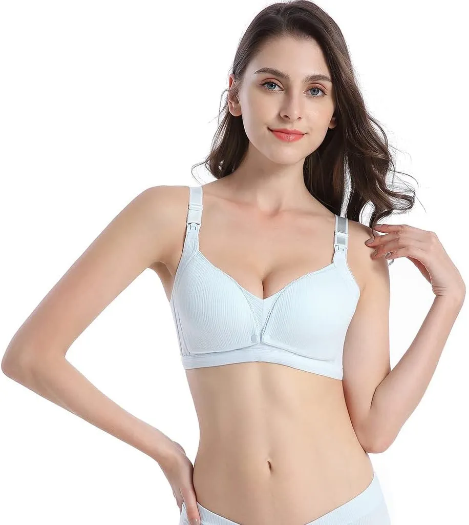 Nursing Bras for Breastfeeding Pregnancy Bra Seamless Maternity Bra Classic Breathable Nursing Bras Sleep Bralette
