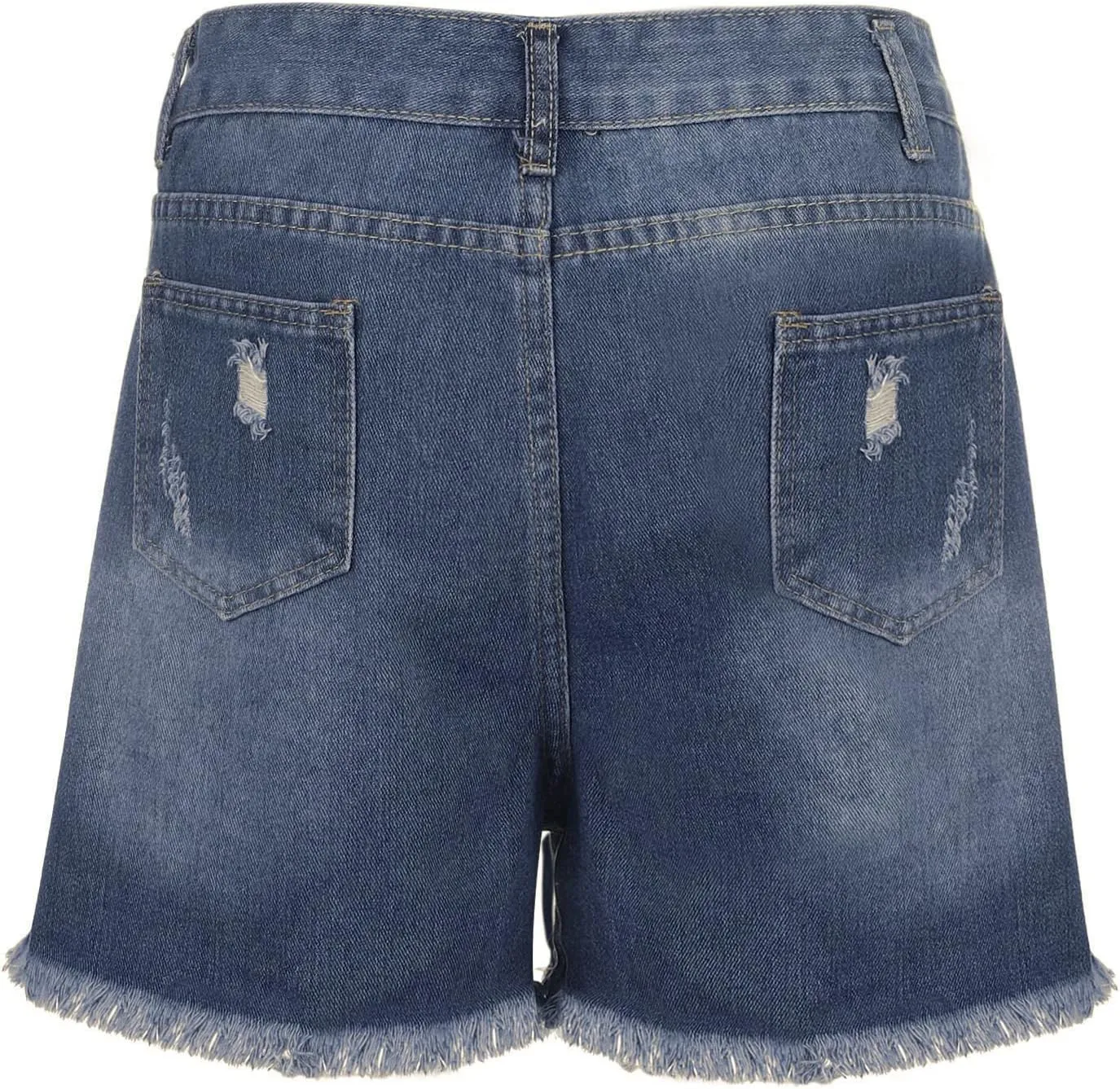 Plus Size Denim Bermuda Shorts For Women Jean Shorts High Waisted Ripped Shorts Distressed Jean Shorts for Summer