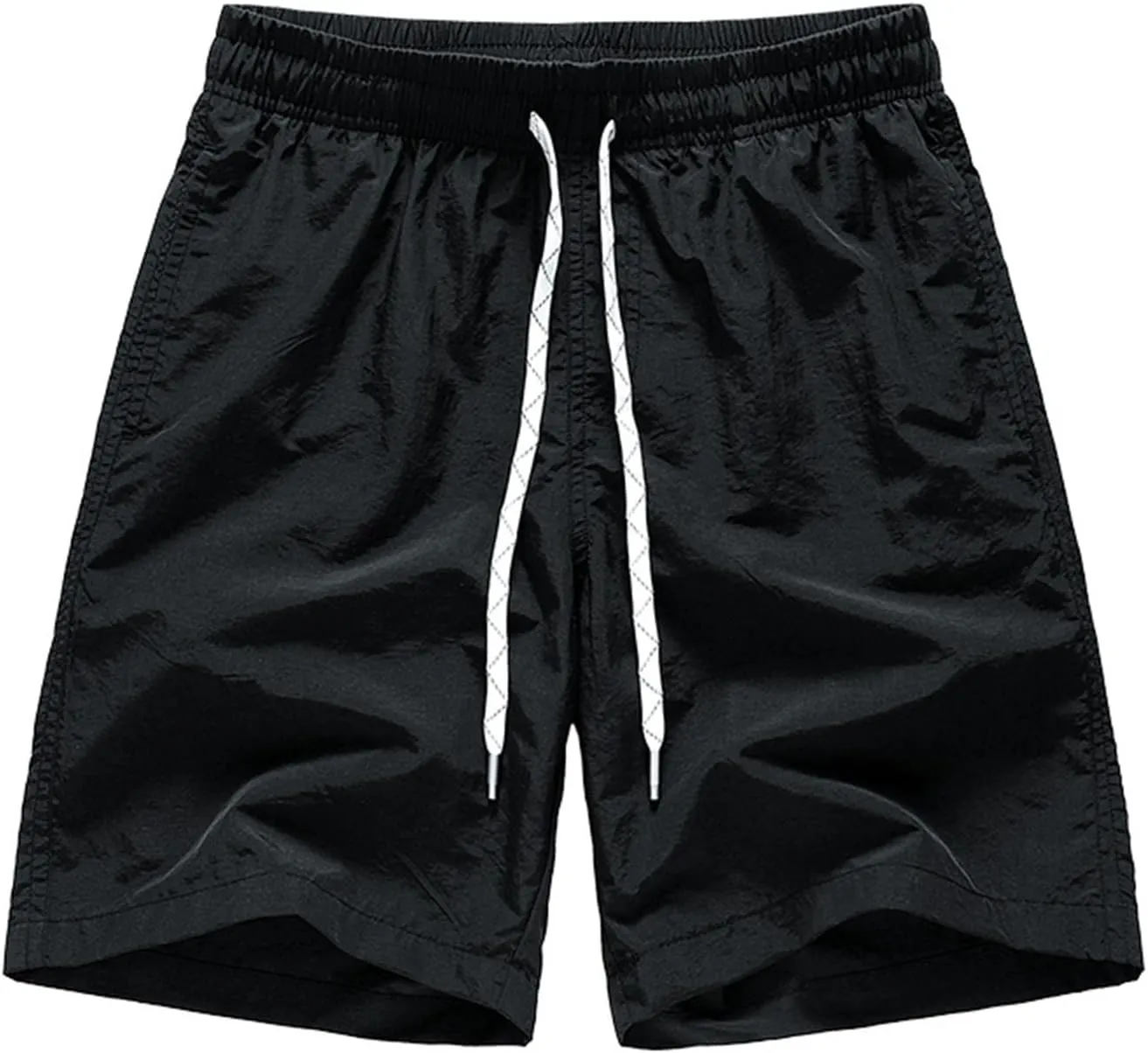 Quick Dry Summer Shorts Men Lightweight Running Shorts Casual Plus Size Breathable Shorts Drawstring Workout Shorts