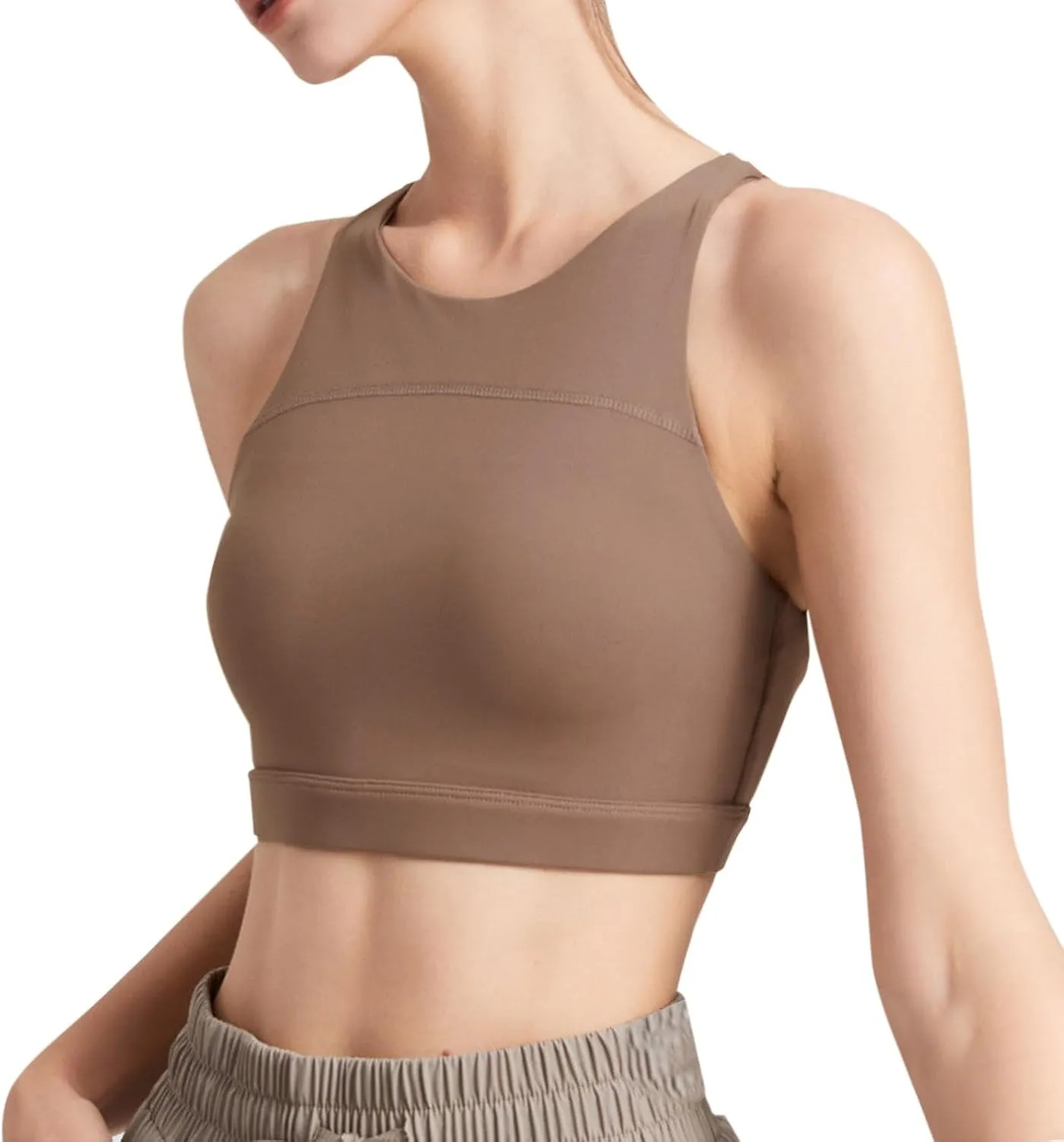Racerback Tank Top for Women Sexy Sleeveless Yoga Shirts Open Back Activewear Running Sports Gym Quick Dry Tank Top