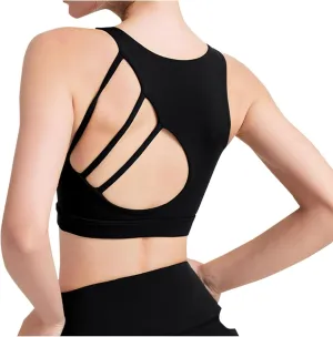 Racerback Tank Top for Women Sexy Sleeveless Yoga Shirts Open Back Activewear Running Sports Gym Quick Dry Tank Top