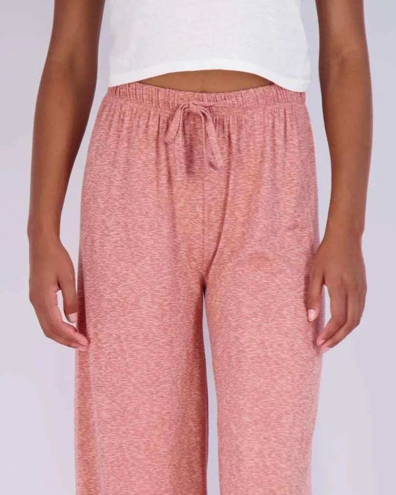 Real Essentials 3 Pack Soft Palazzo Pajama Pants for Women, Wide Leg Comfortable Casual Lounge Yoga Bottoms (Plus Size)