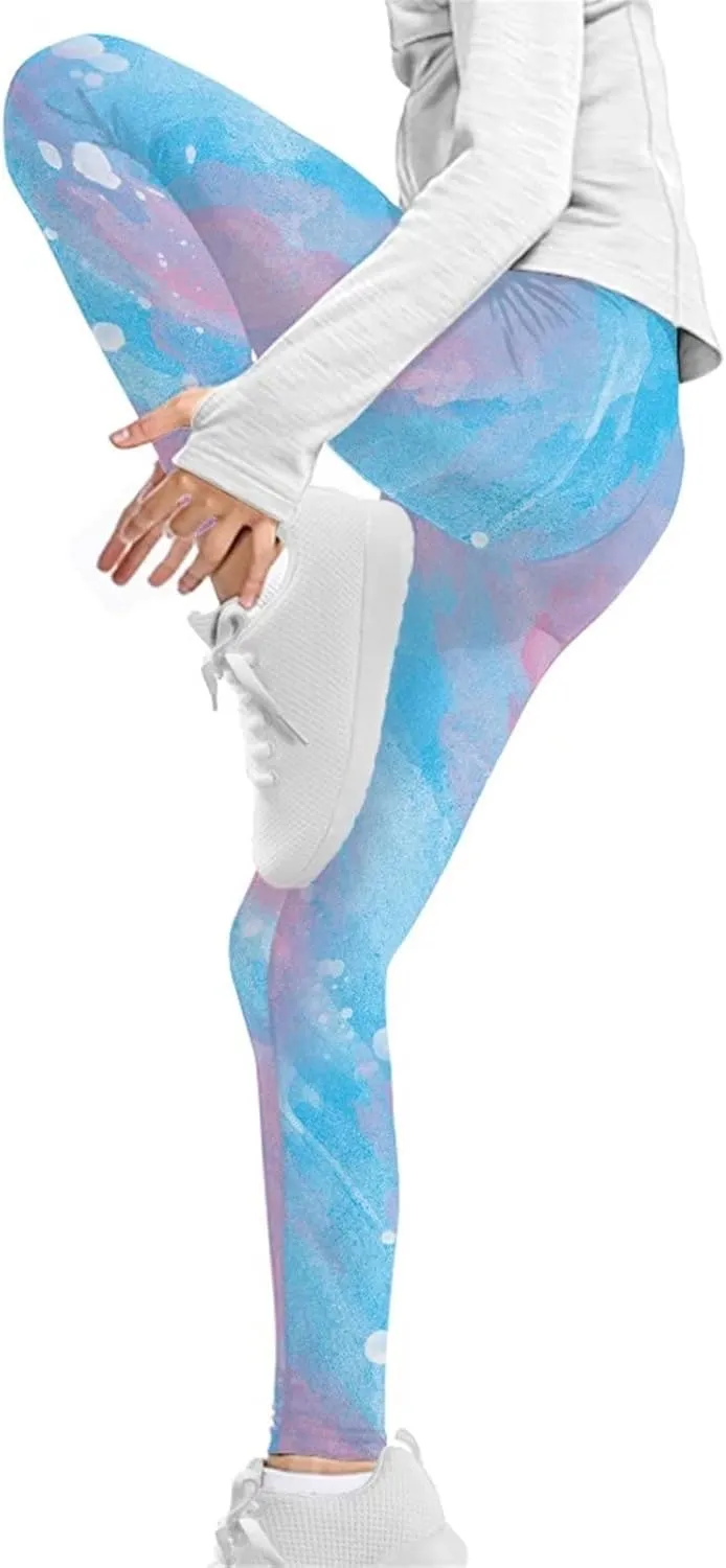Renewold Girls Leggings, Kids Youth High Waist Yoga Pants Bottoms Activewear