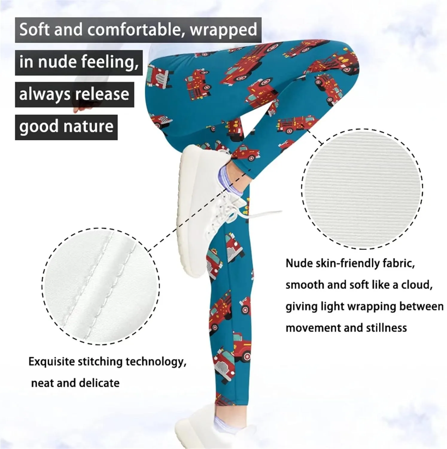 Renewold Girls Leggings, Kids Youth High Waist Yoga Pants Bottoms Activewear