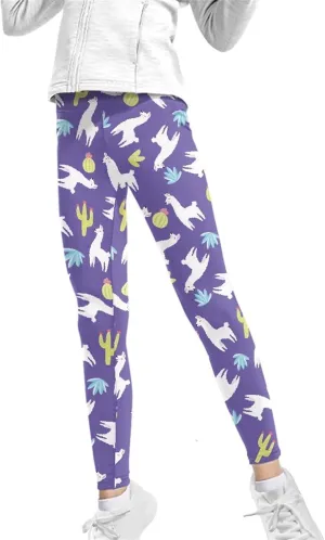 Renewold Girls Leggings, Kids Youth High Waist Yoga Pants Bottoms Activewear