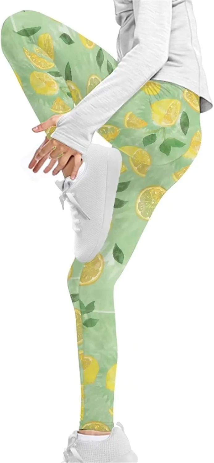 Renewold Girls Leggings, Kids Youth High Waist Yoga Pants Bottoms Activewear