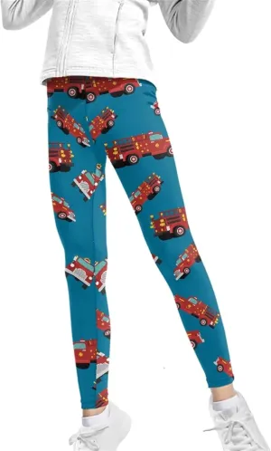 Renewold Girls Leggings, Kids Youth High Waist Yoga Pants Bottoms Activewear
