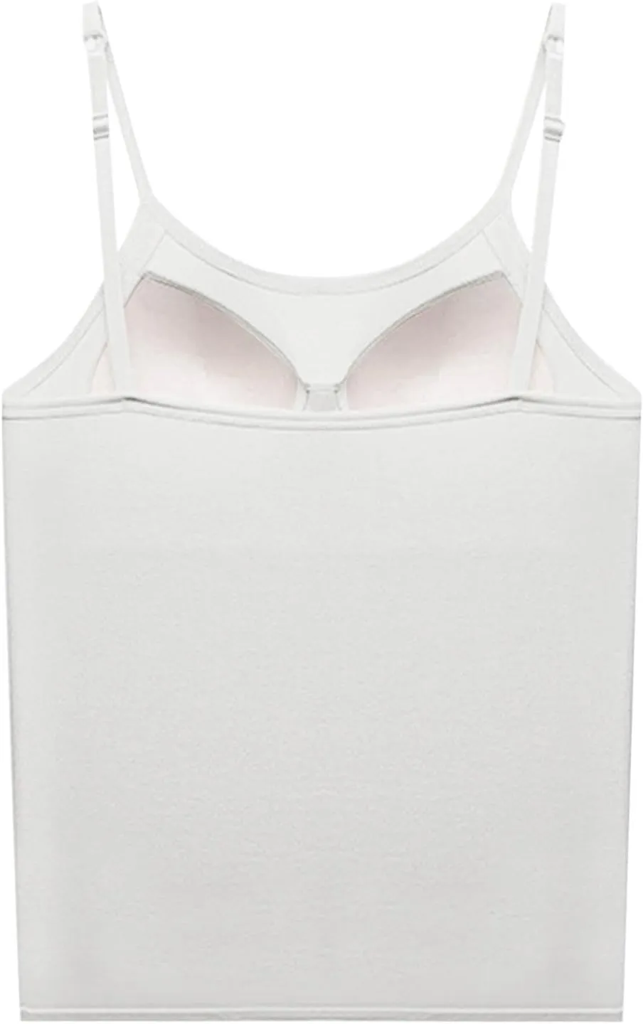Sexy Shelf Bra Cami Tops for Women Spaghetti Strap Yoge Camisoles Slim Fitness Summer Basic Tees Sleeveless Shirts