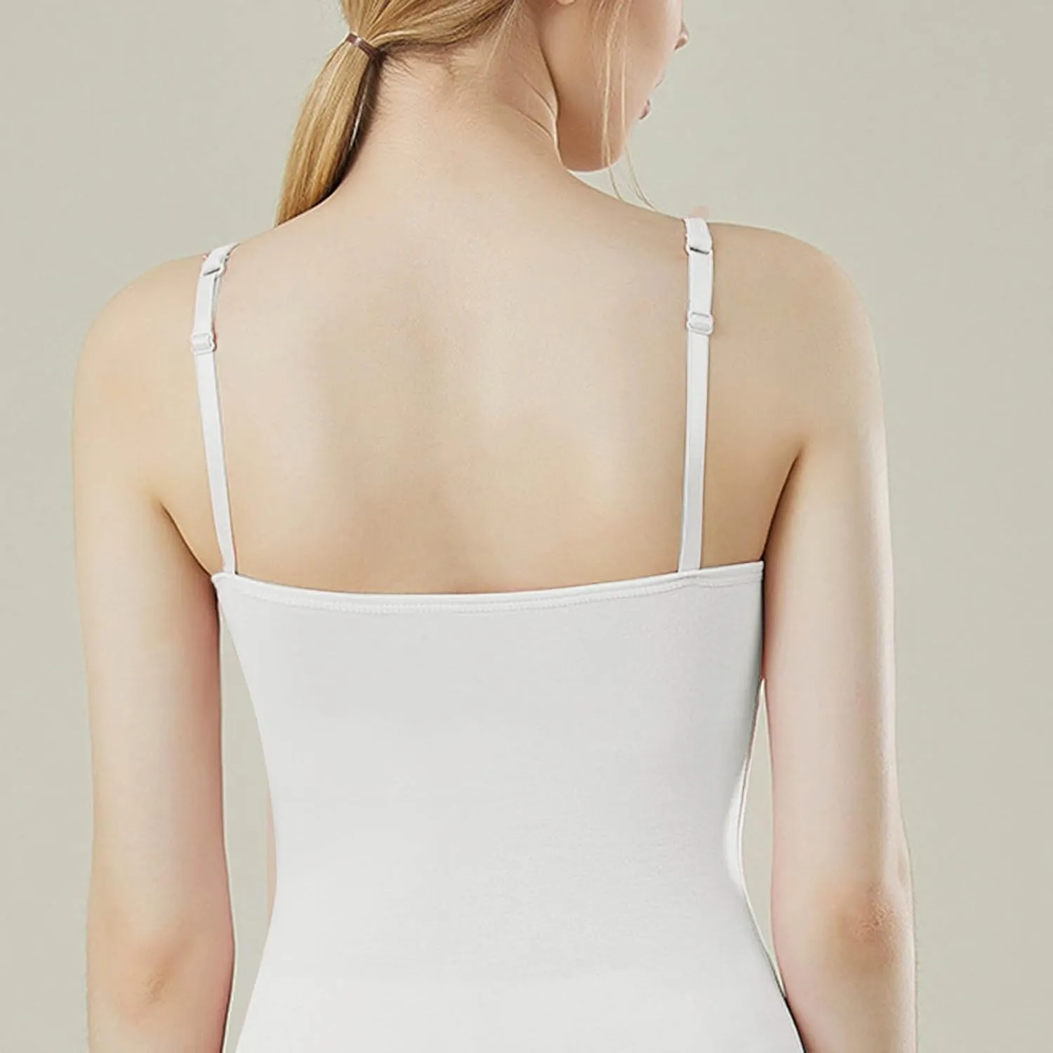 Sexy Shelf Bra Cami Tops for Women Spaghetti Strap Yoge Camisoles Slim Fitness Summer Basic Tees Sleeveless Shirts