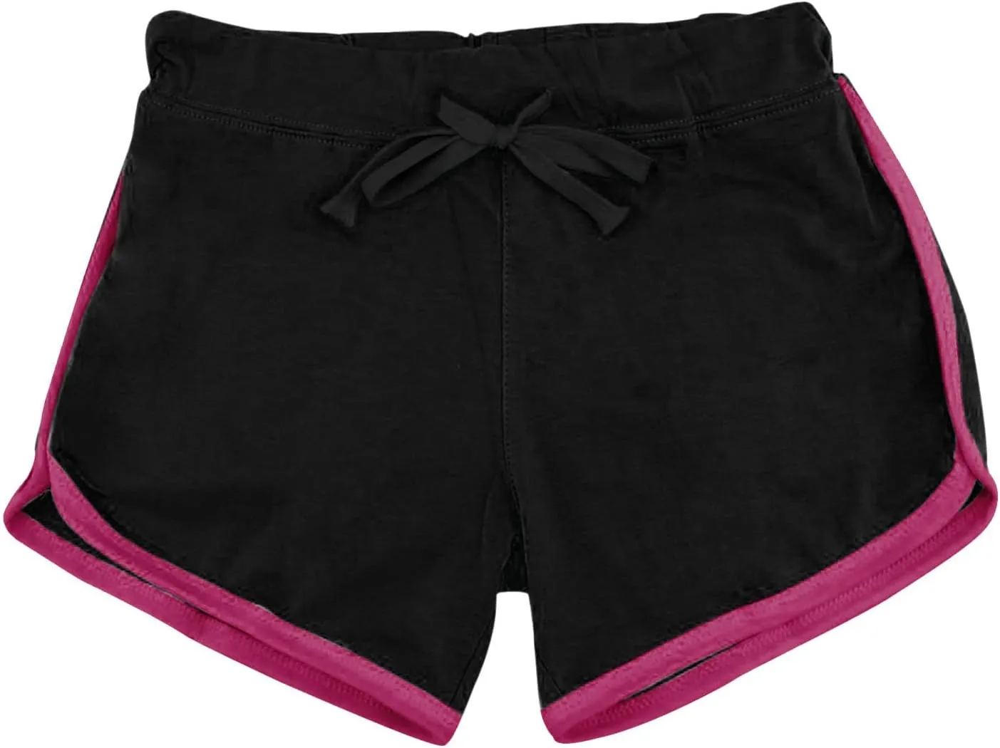 SHAOBGE Biker Shorts for Women Workout Running Shorts High Waisted Yoga Shorts Striped Sweat Shorts Casual Drawstring Shorts