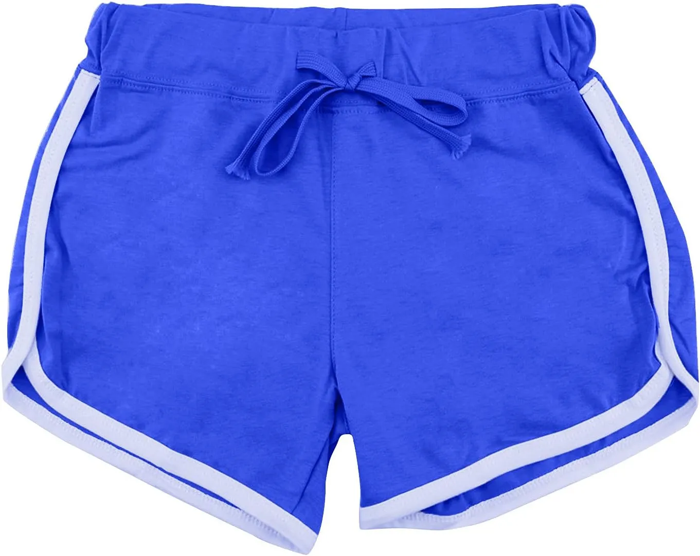 SHAOBGE Biker Shorts for Women Workout Running Shorts High Waisted Yoga Shorts Striped Sweat Shorts Casual Drawstring Shorts