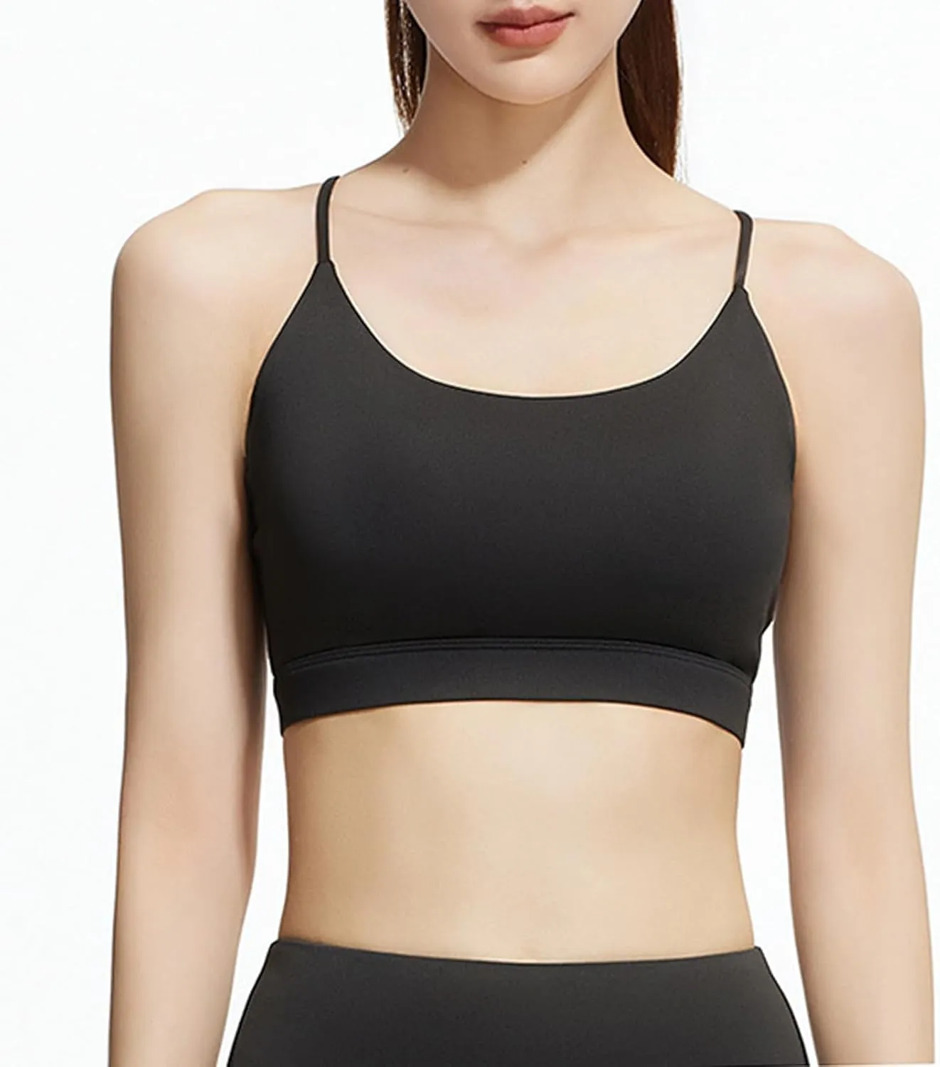 Sports Bras for Women Plus Size Summer Workout Tank Tops Yoga Basic Solid Lingerie Camisoles Cotton Undershirt
