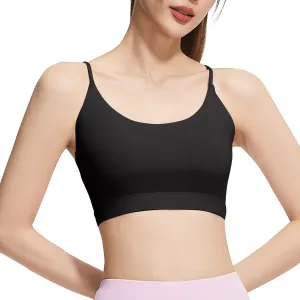 Sports Bras for Women Plus Size Summer Workout Tank Tops Yoga Basic Solid Lingerie Camisoles Cotton Undershirt