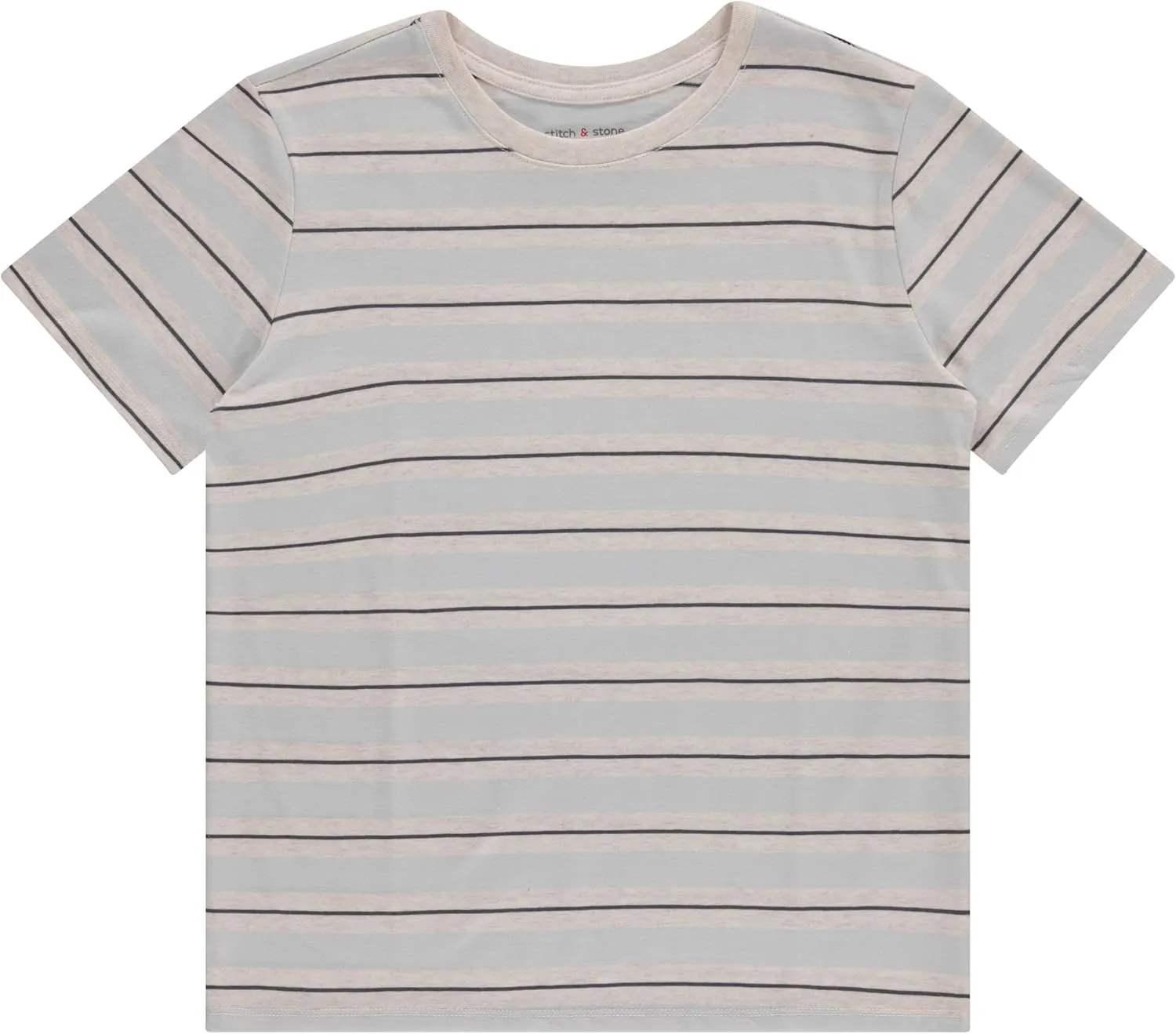 Stitch & Stone Boys 4-Pack Graphic Tees: Fun & Comfortable T-Shirts for Boys Size 4-14