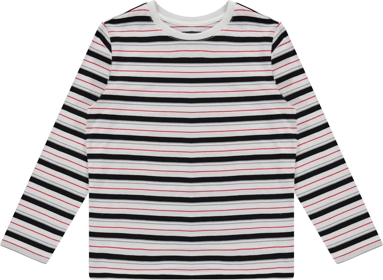 Stitch & Stone Boys 4-Pack Long Sleeve Graphic Tops, Stylish and Comfortable Tees for Kids
