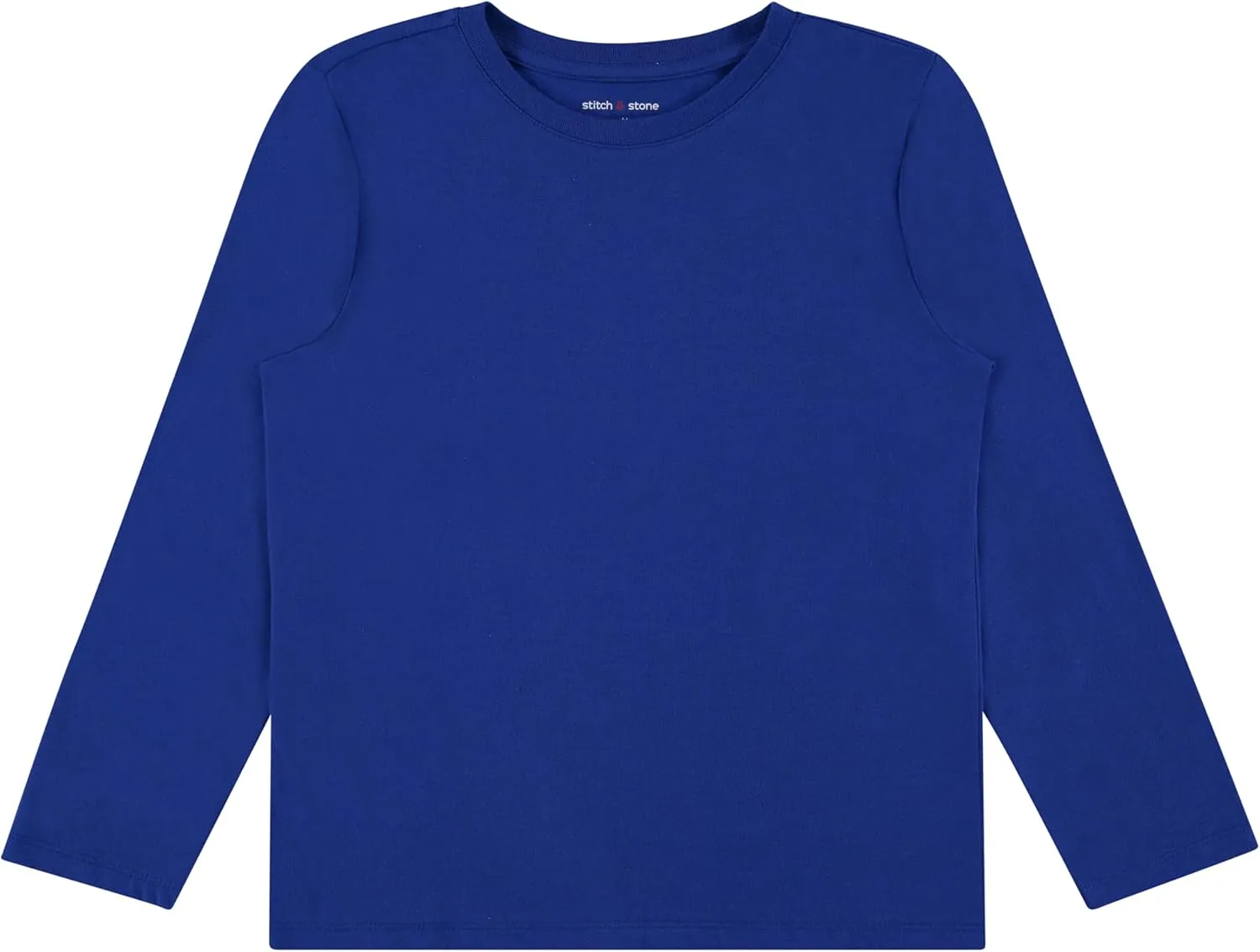 Stitch & Stone Boys 4-Pack Long Sleeve Graphic Tops, Stylish and Comfortable Tees for Kids