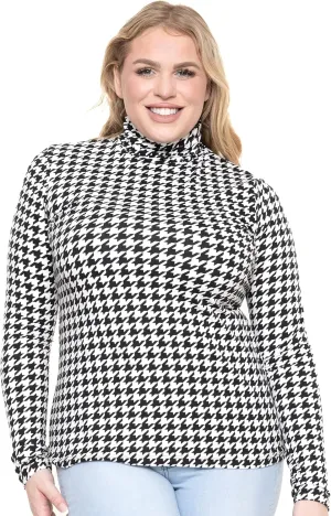 STRETCH IS COMFORT Women's Plus Size Relaxed and Regular Turtleneck | XL - 7X
