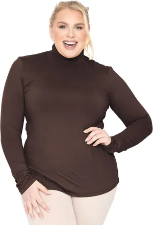 STRETCH IS COMFORT Women's Plus Size Relaxed and Regular Turtleneck | XL - 7X