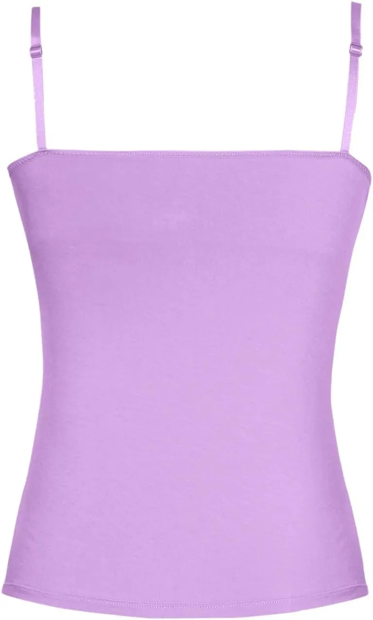 Tank Top with Built in Bra for Women Cute Tops Summer Workout Sports Padded Camisoles Sleeveless Under Clothes