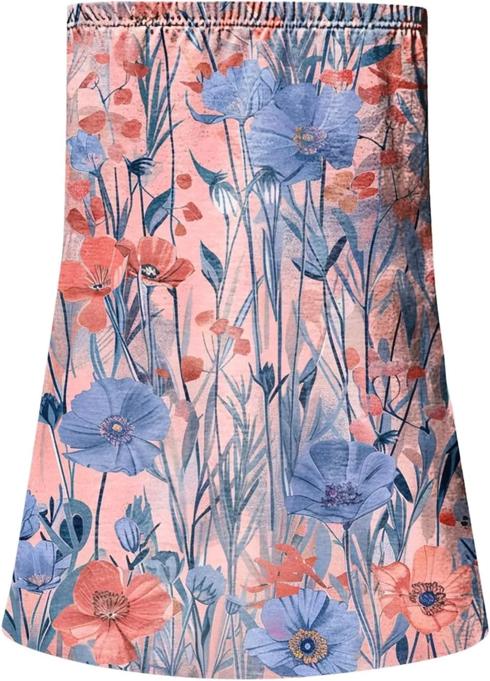 Tank Tops for Women 2025 Tube Tops Strapless Print Tanks Backless Sexy Casual Trendy Sleeveless Tshirts