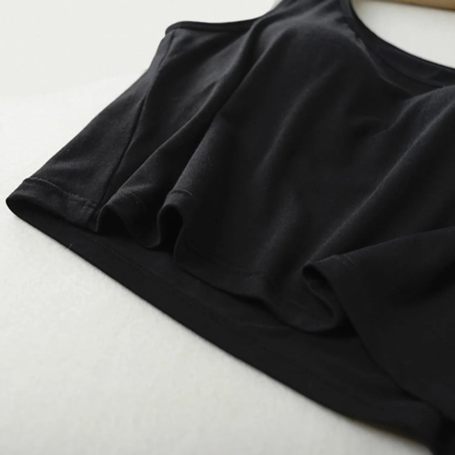Tank Tops for Women Built in Bra Cotton Shelf Bra Summer Fitted Tanks Layering Sports Workout Camisole Undershirts