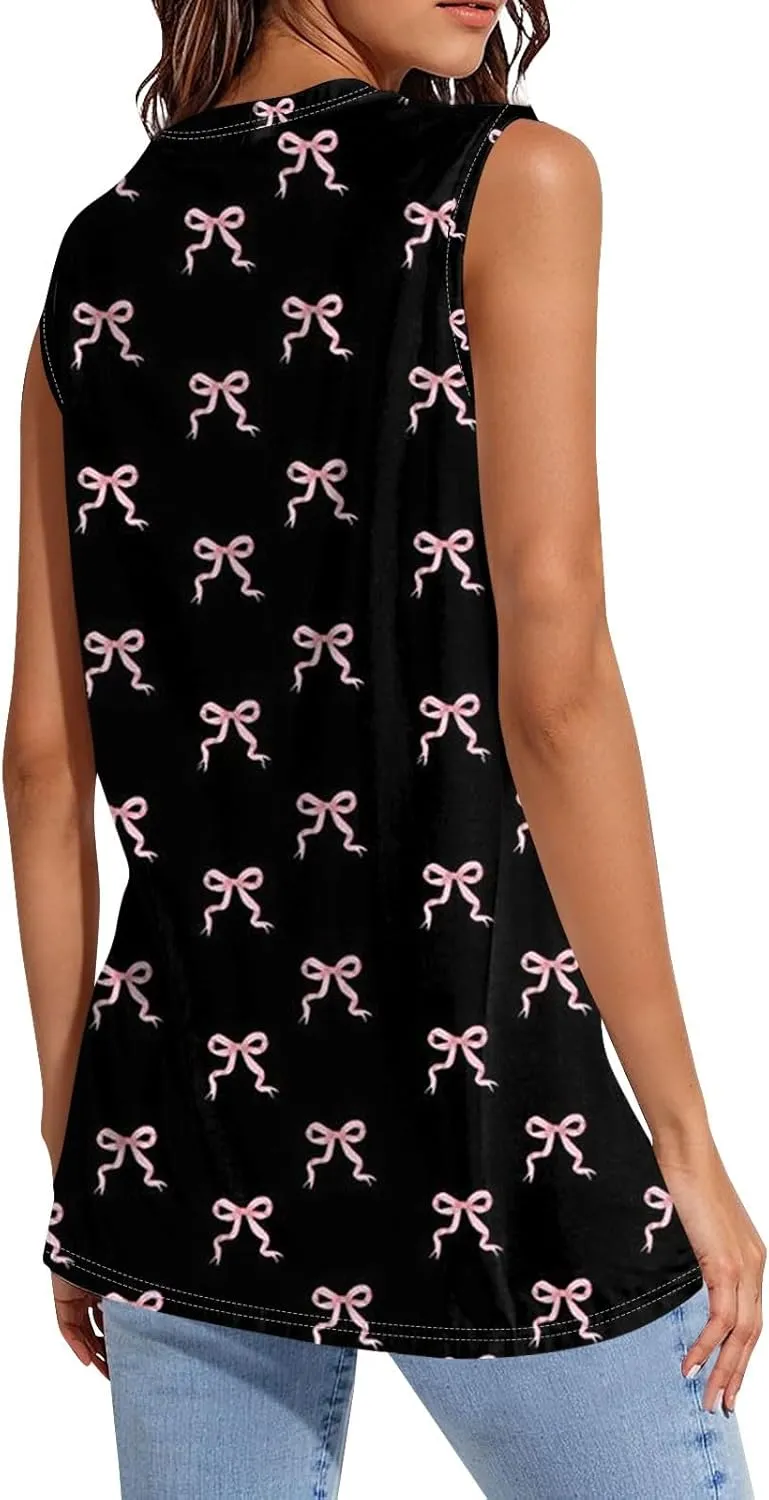 Tank Tops for Women Sleeveless U Neck Summer Activewear Ladies Sports Loose Boho Beach Outfit