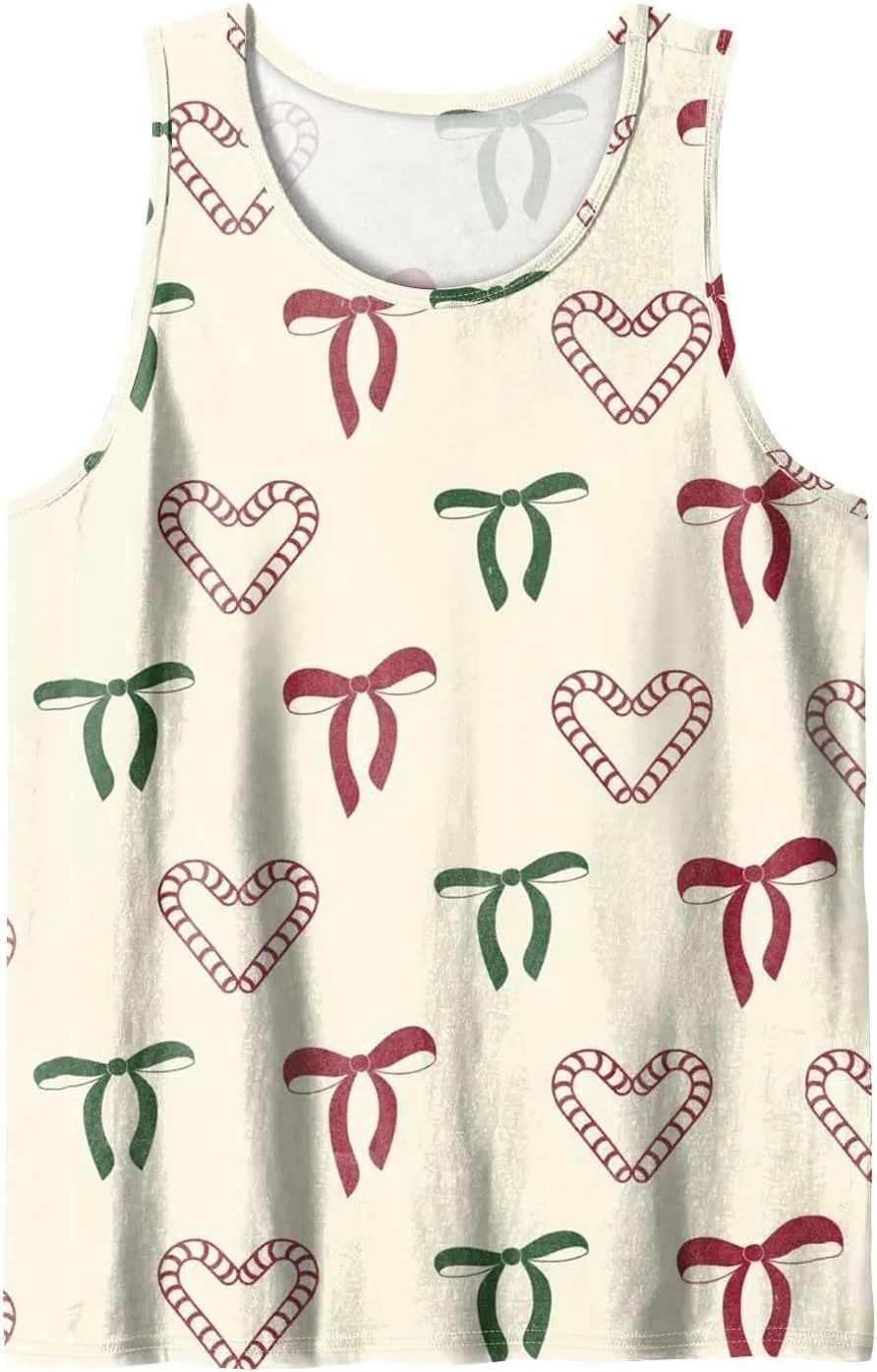 Tank Tops for Women Sleeveless U Neck Summer Activewear Ladies Sports Loose Boho Beach Outfit