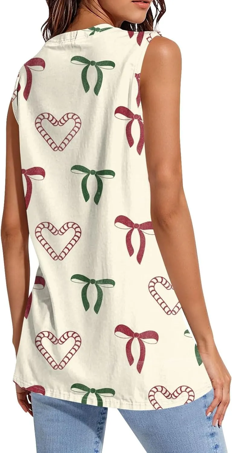 Tank Tops for Women Sleeveless U Neck Summer Activewear Ladies Sports Loose Boho Beach Outfit