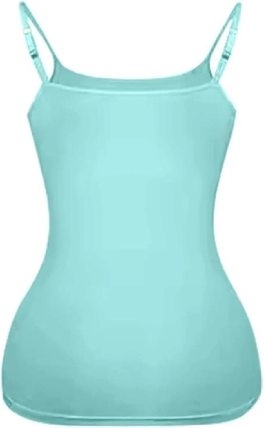 Tank Tops for Women,Shelf Bra Camisoles Adjustable Spaghetti Strap Tank Tops Built in Bra Basic Layer Cami