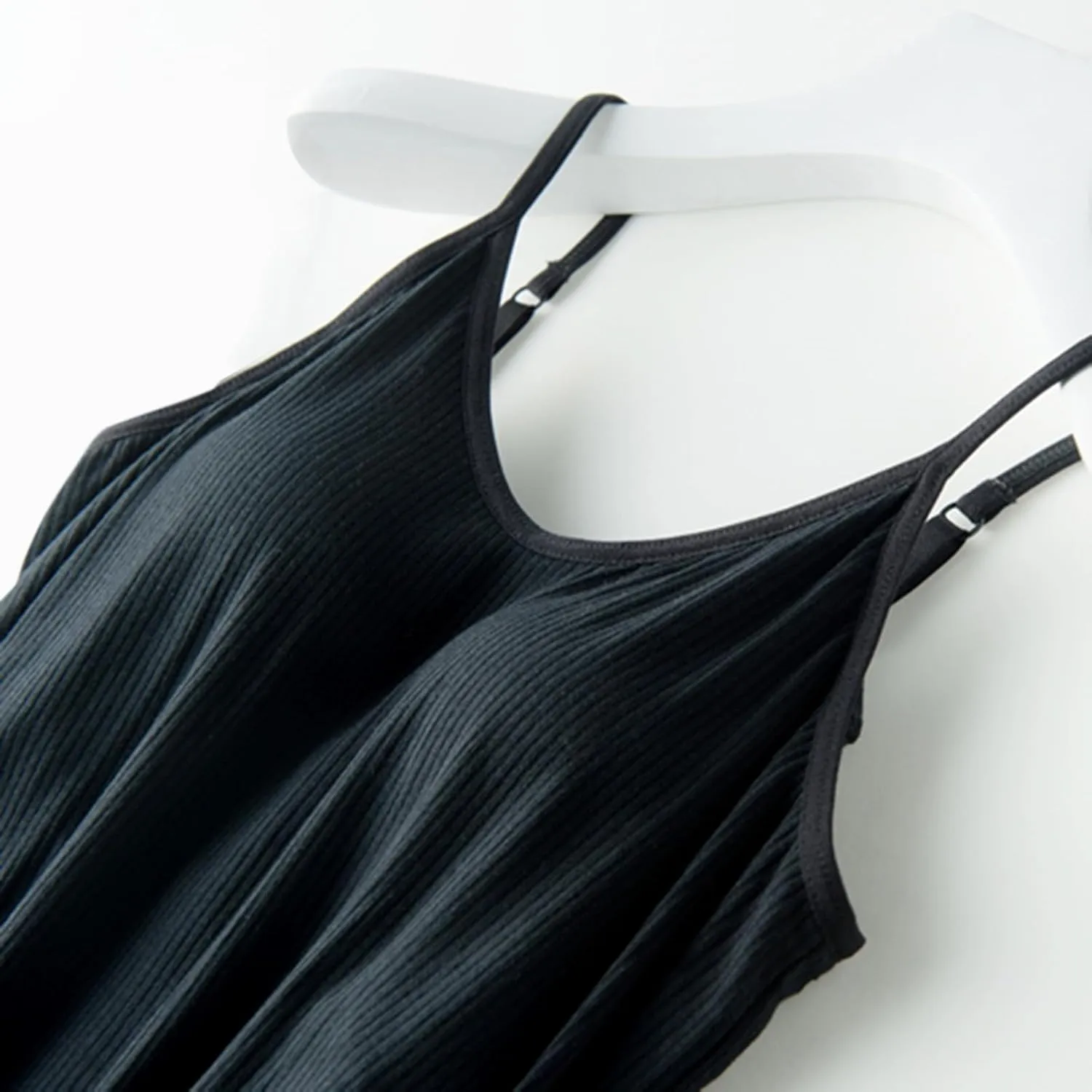 Tank Tops for Women,Shelf Bra Camisoles Adjustable Spaghetti Strap Tank Tops Built in Bra Basic Layer Cami